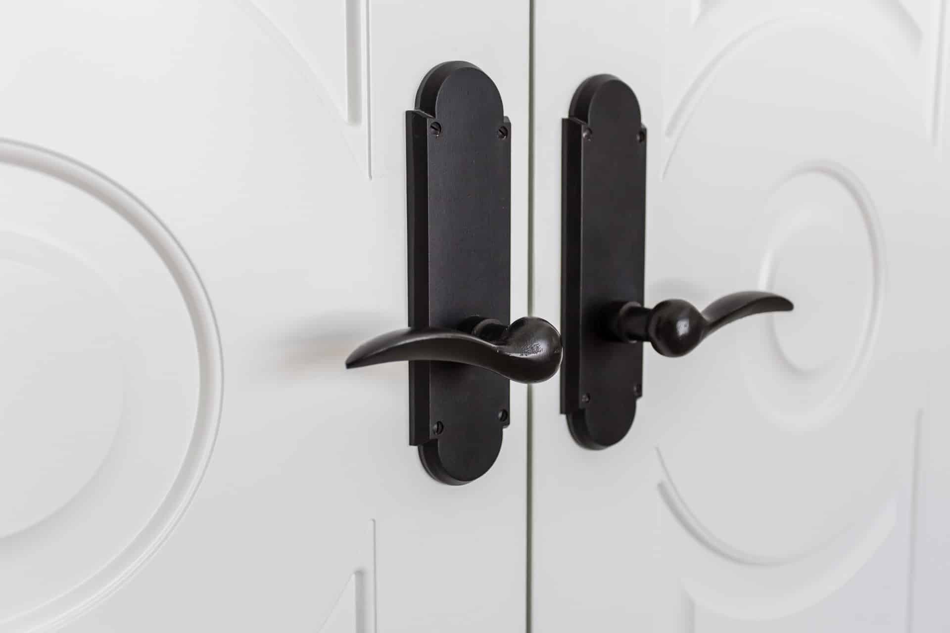How to properly install door knobs and levers.