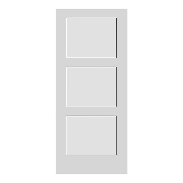 Shaker Interior Doors Riverside Millwork Group   SAR 3 Panel Equal Shaker 768x768 