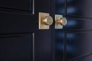 Schlage Bowery Door Knob in Satin Brass