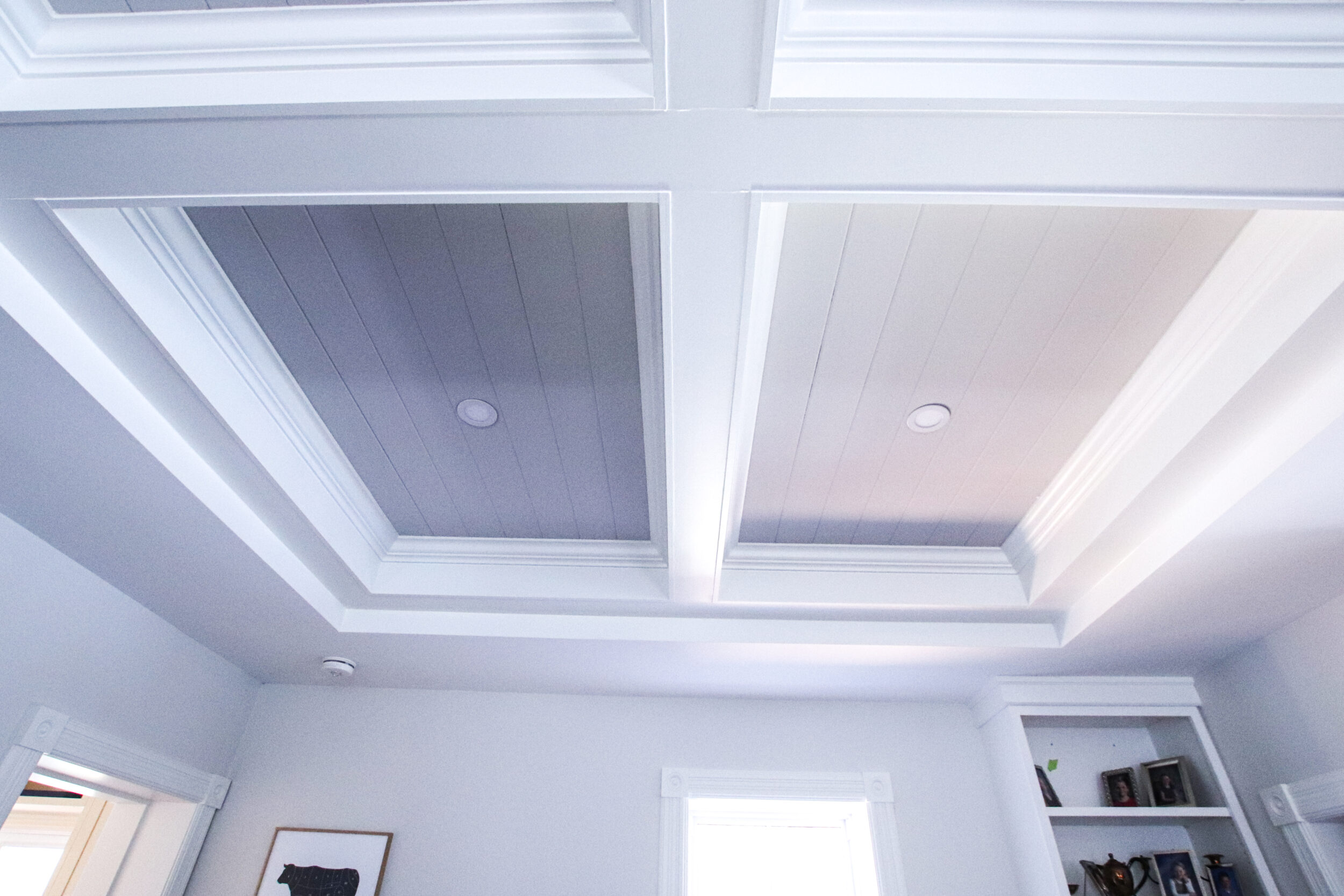 coffered ceiling