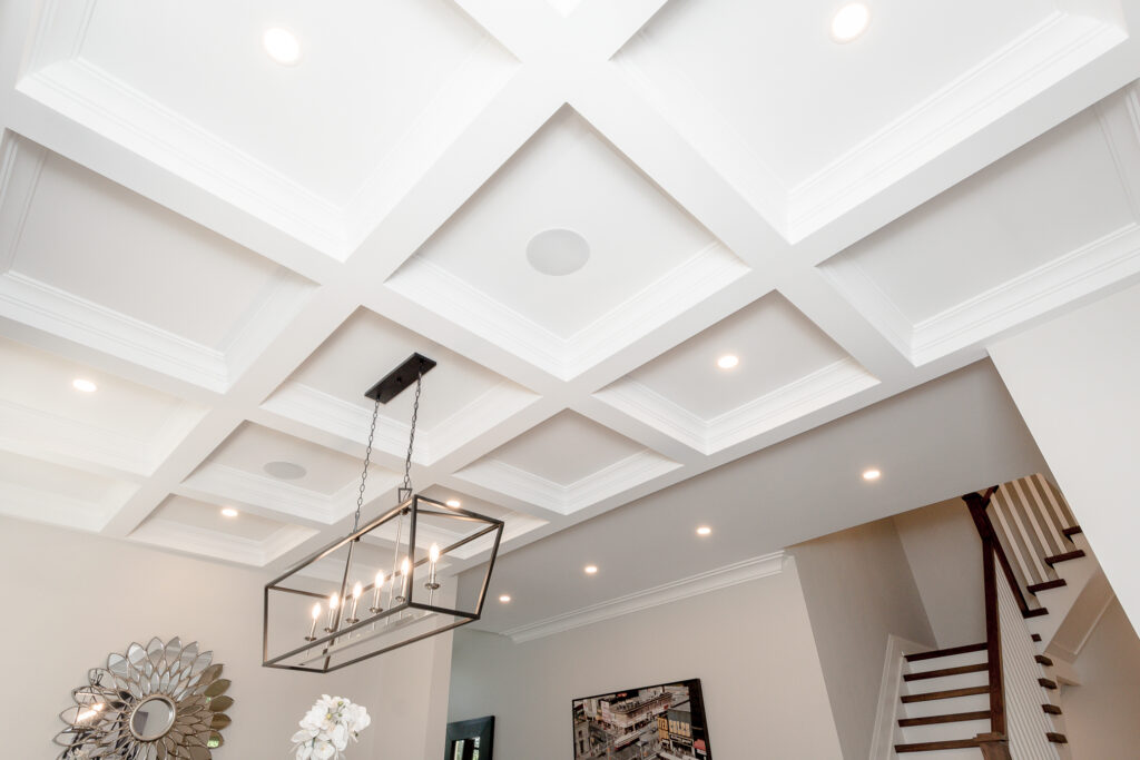 grand dining room coffered ceiling 2