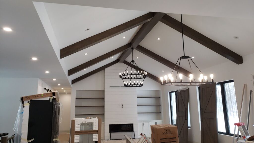 faux beam ceiling