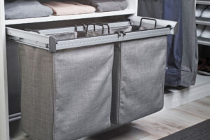 pull out laundry hamper accessory for closets